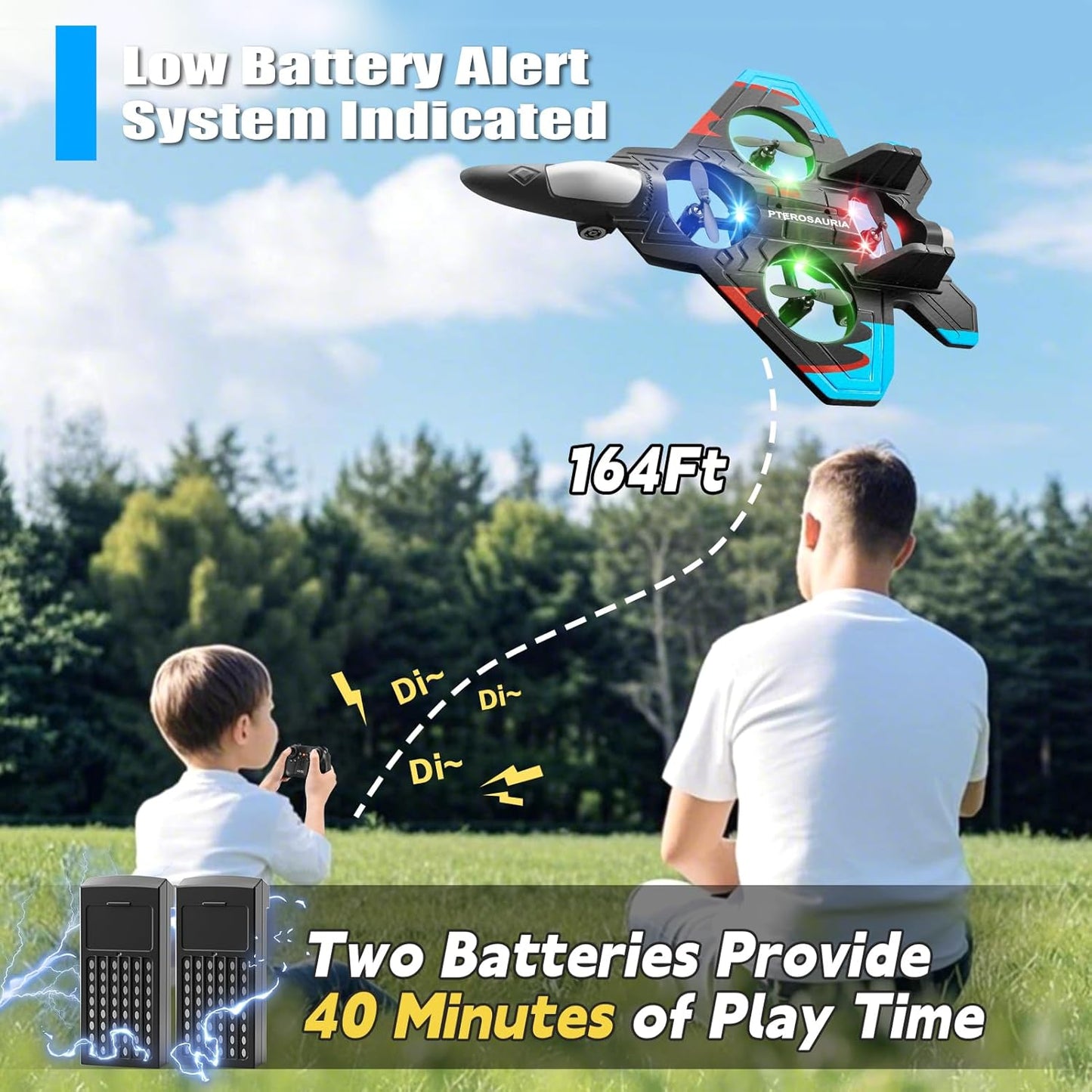 Soaring Adventures™ Remote Control Airplane TM