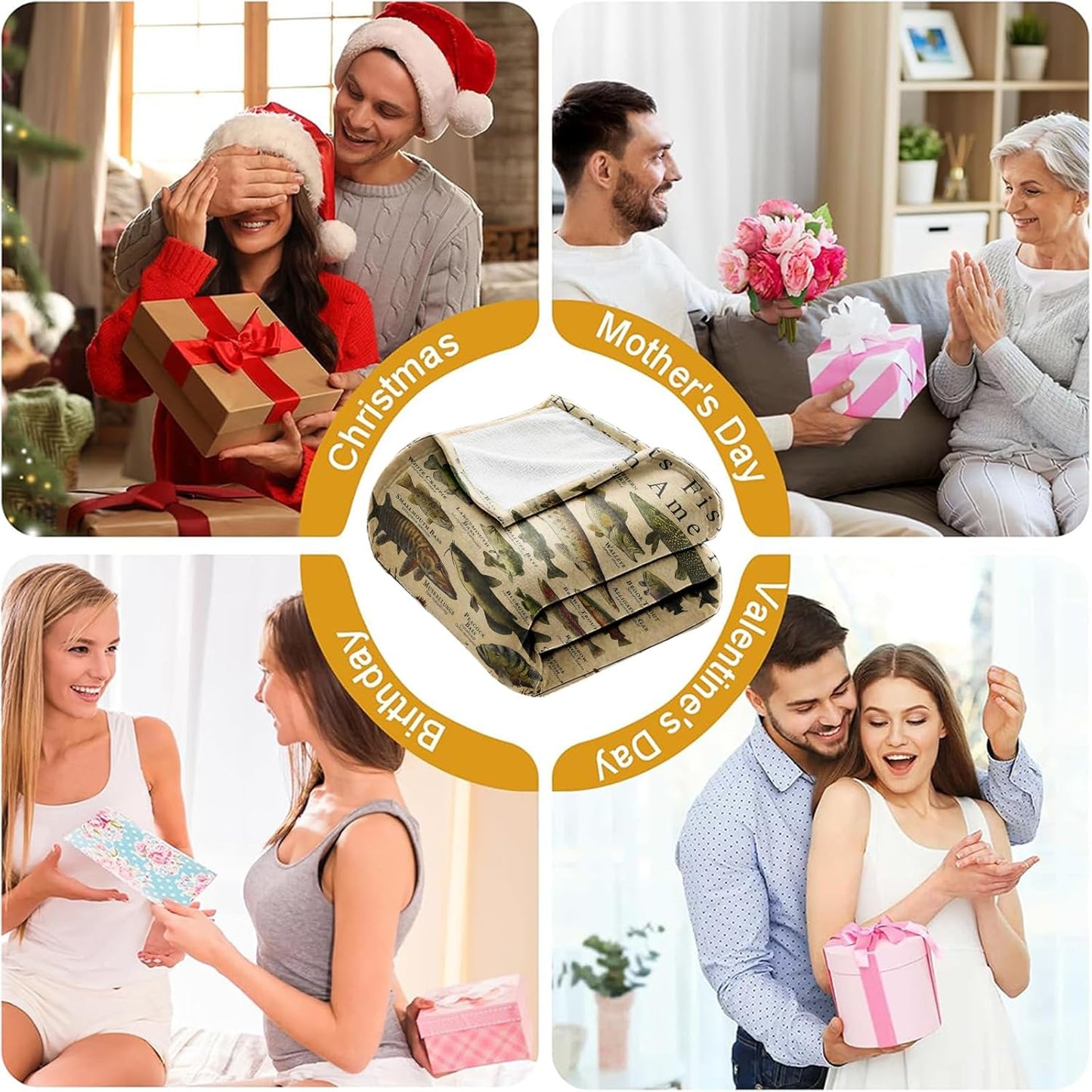 North American Fish Species Chart Blanket™