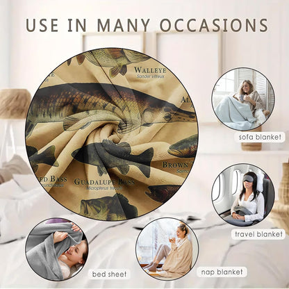 North American Fish Species Chart Blanket™