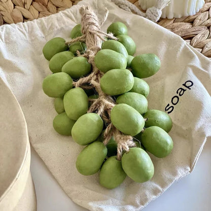 Organic Handmade Grape-Shaped Soap