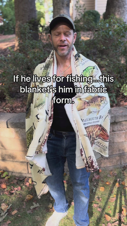 North American Fish Species Chart Blanket™